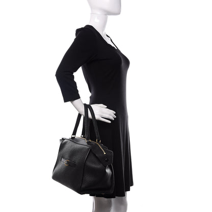 Celine Bullhide Calfskin Small Ring Bag Black 2 of 9