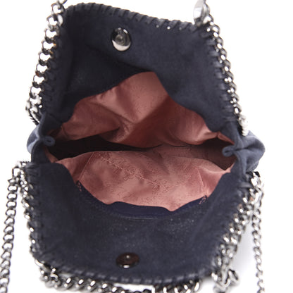 Stella McCartney Shaggy Deer Mini Falabella Fold Over ToteNavy 5 of 12