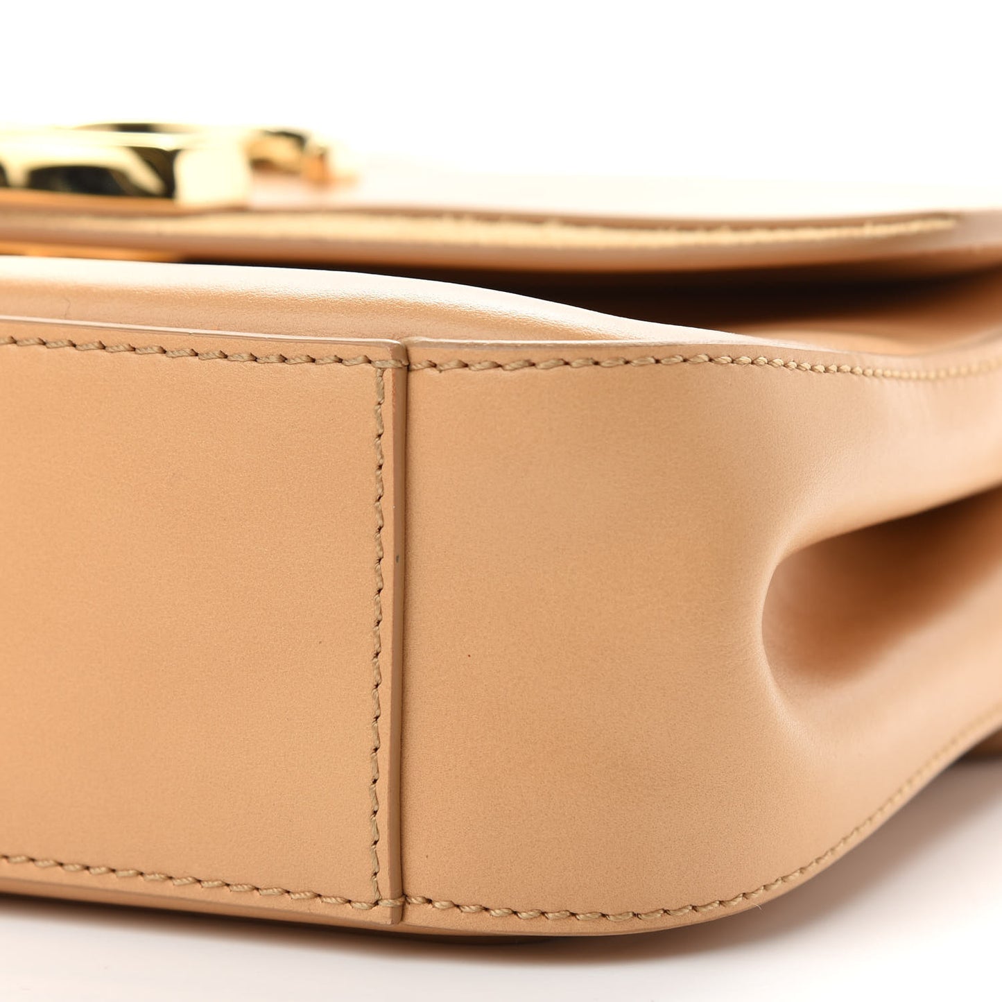 Calfskin Small C Double Carry Autumnal Brown