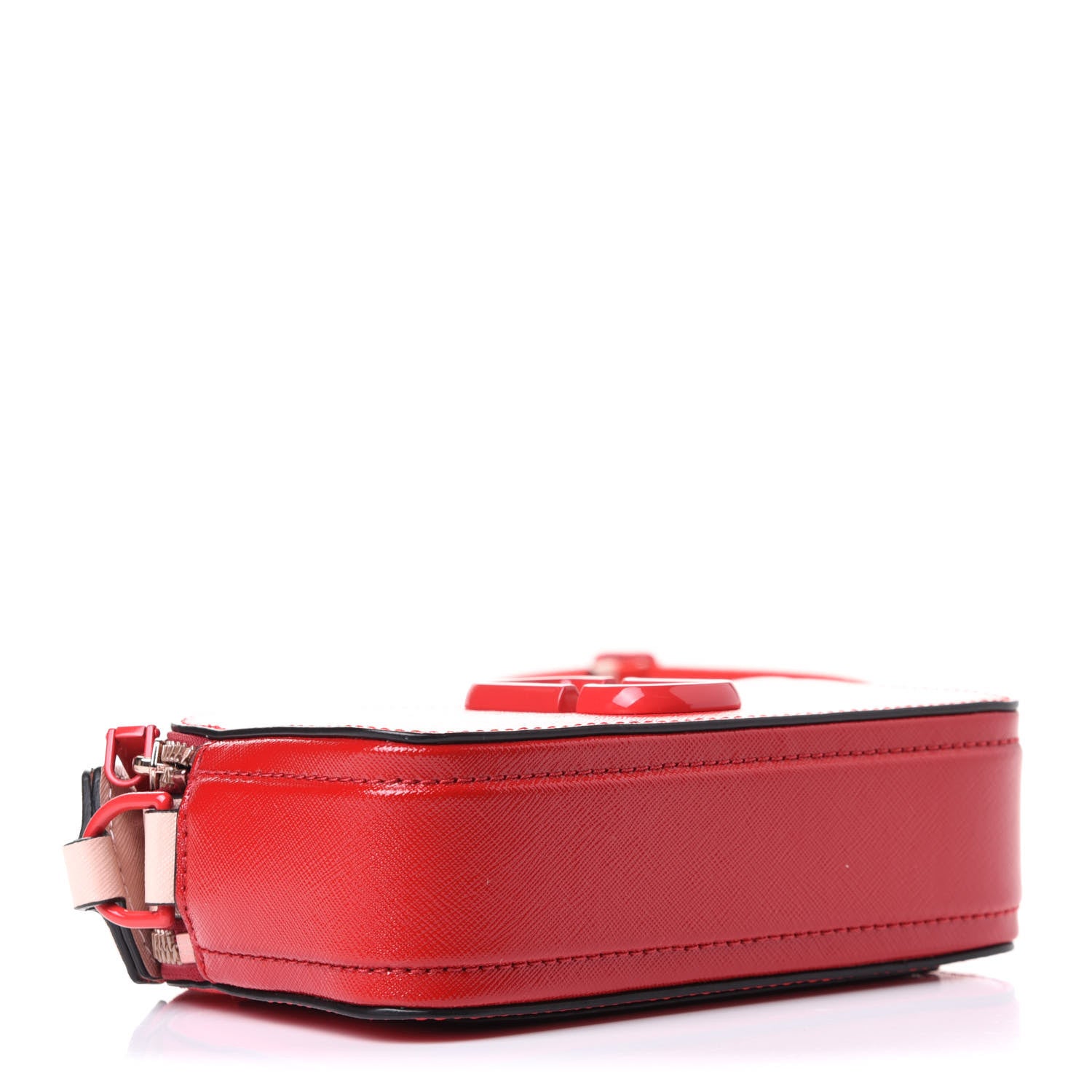 Marc Jacobs Saffiano Small Snapshot Camera Bag Red Multicolor 3 of 4
