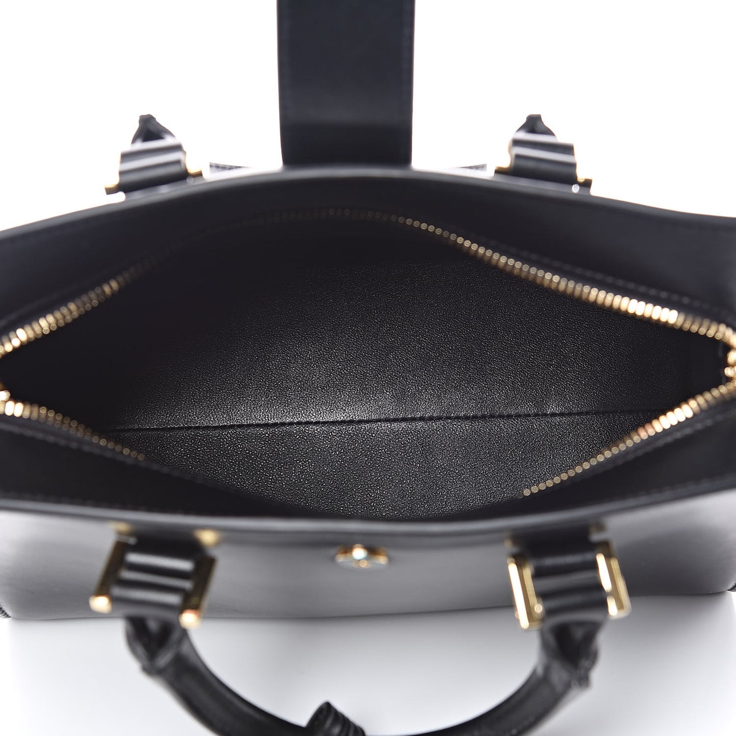 Calfskin Monogram Baby Cabas Black