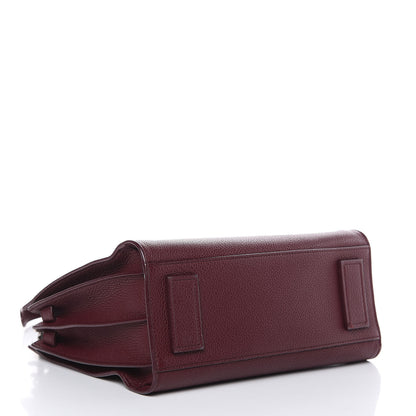 Saint Laurent Grained Calfskin Baby Sac De Jour Souple Rouge Legion 4 of 9
