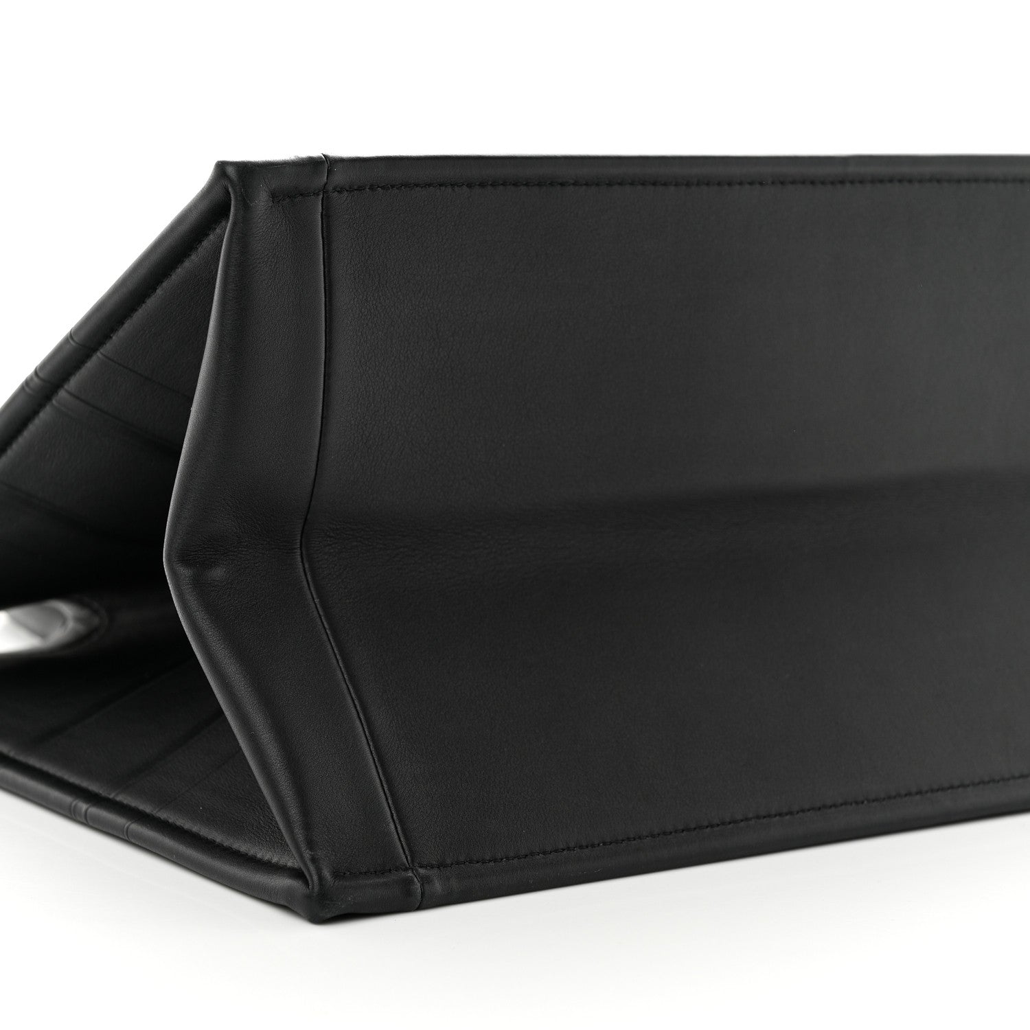 Christian Dior Calfskin Embossed Medium Book Tote Black 9 of 10