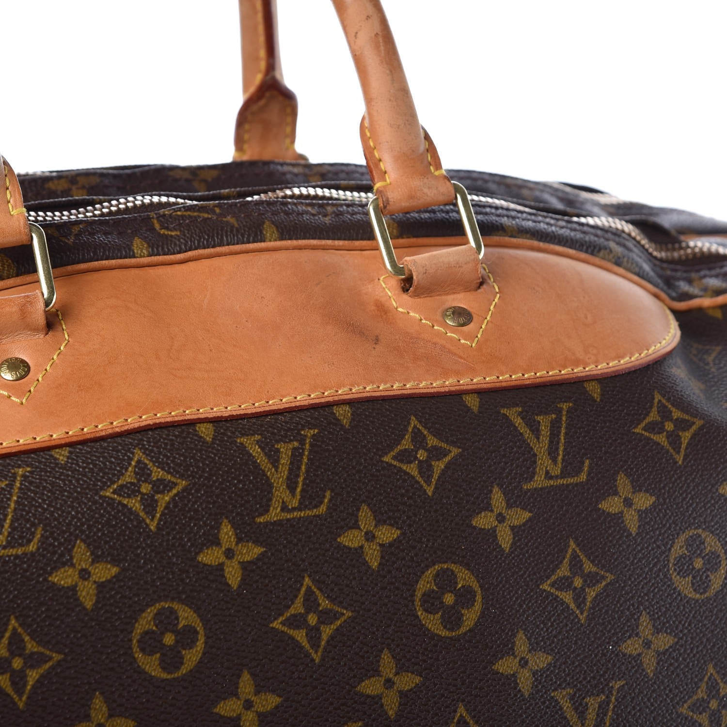 Louis Vuitton Monogram Alize 2 Compartment Luggage Travel Bag 16 of 23