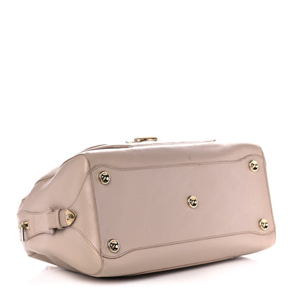Jimmy Choo Calfskin Tahula Satchel Pale Pink 3 of 13
