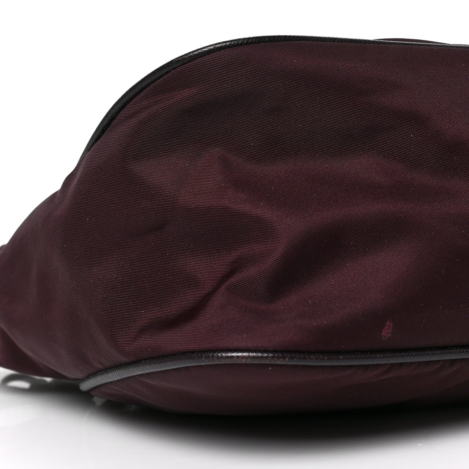 Prada Tessuto Nylon Saffiano Hobo Plum 7 of 8