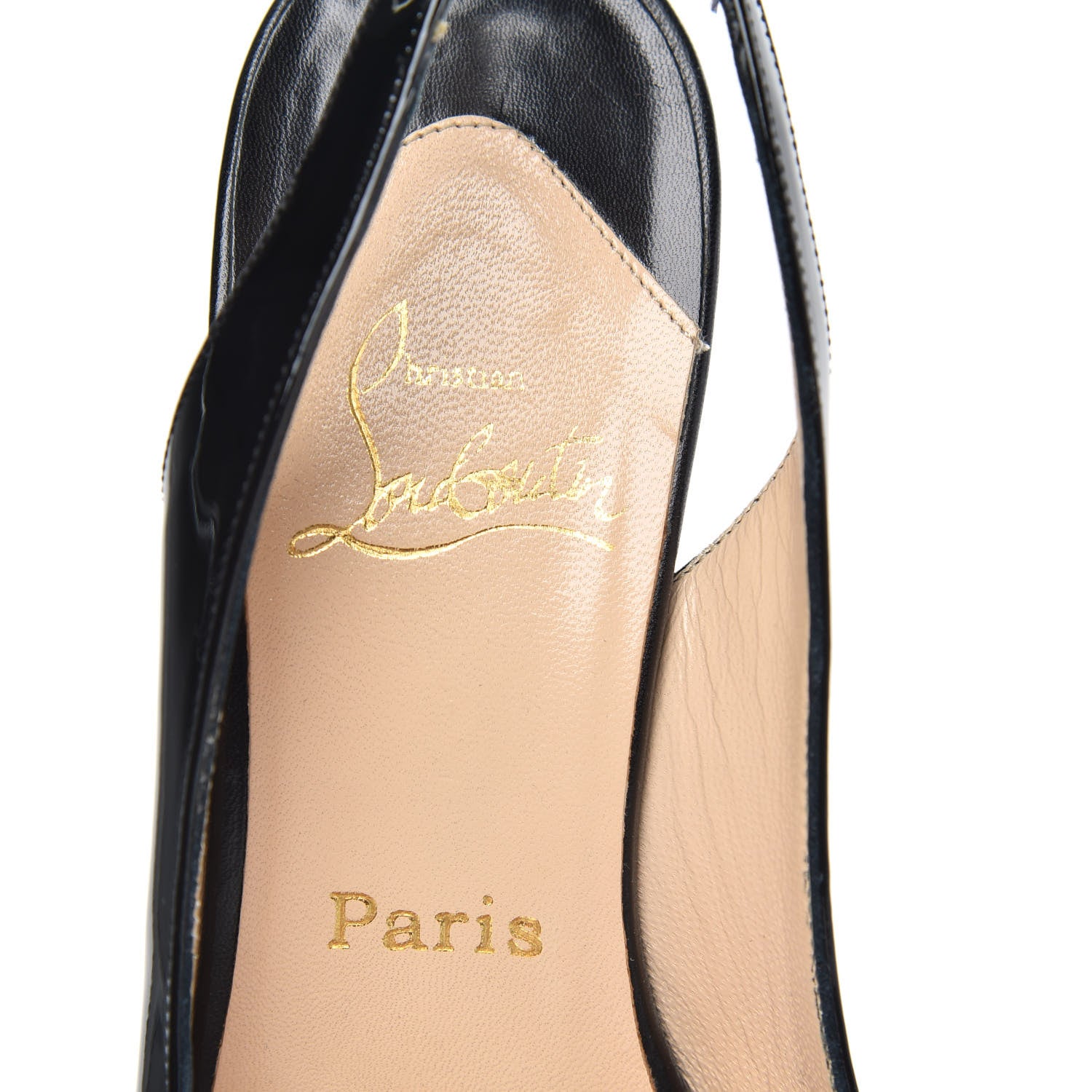 Christian Louboutin Patent No Prive 90 Pumps 38 Black 6 of 9