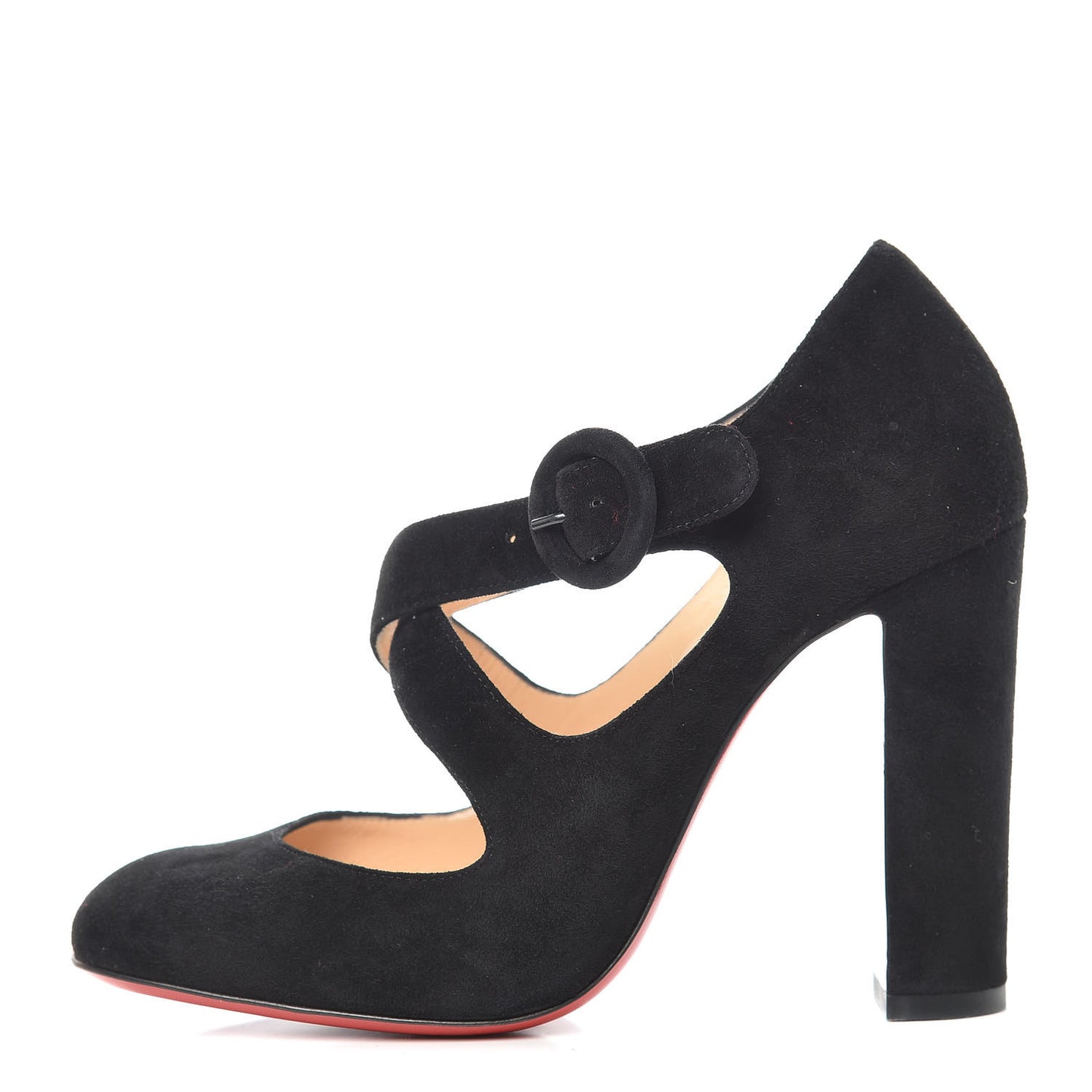 Veau Velours Miss Ellen 100 Pumps 36 Black