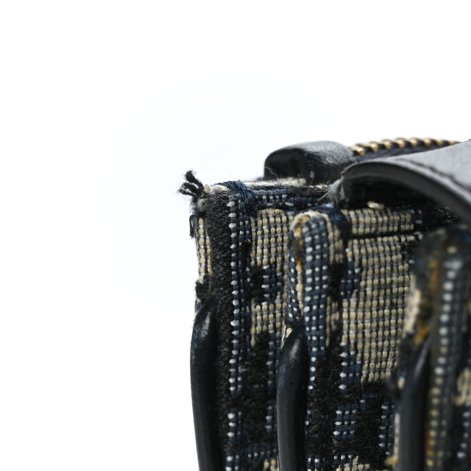 Christian Dior Oblique Saddle Pouch With Strap Navy Blue 11 of 11