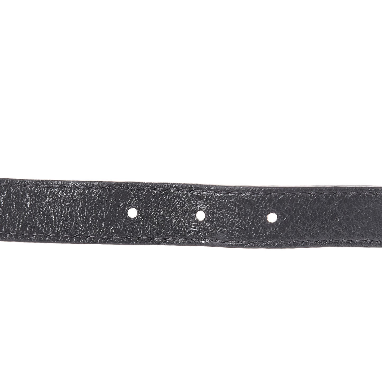 Agneau Giant Silver Hardware Triple Tour M Bracelet Gris Fossile