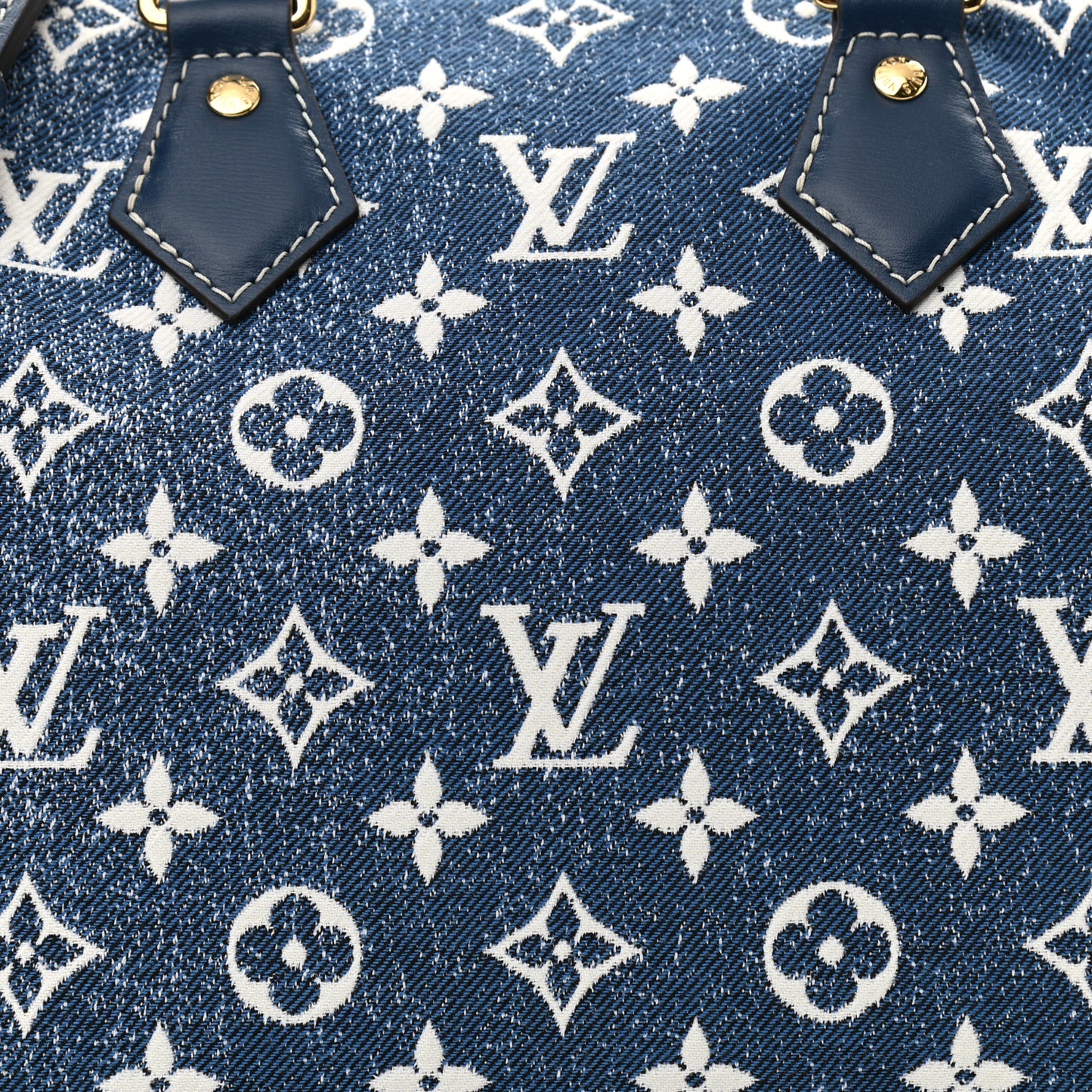Monogram Jacquard Denim Speedy Bandouliere 25 Bleu
