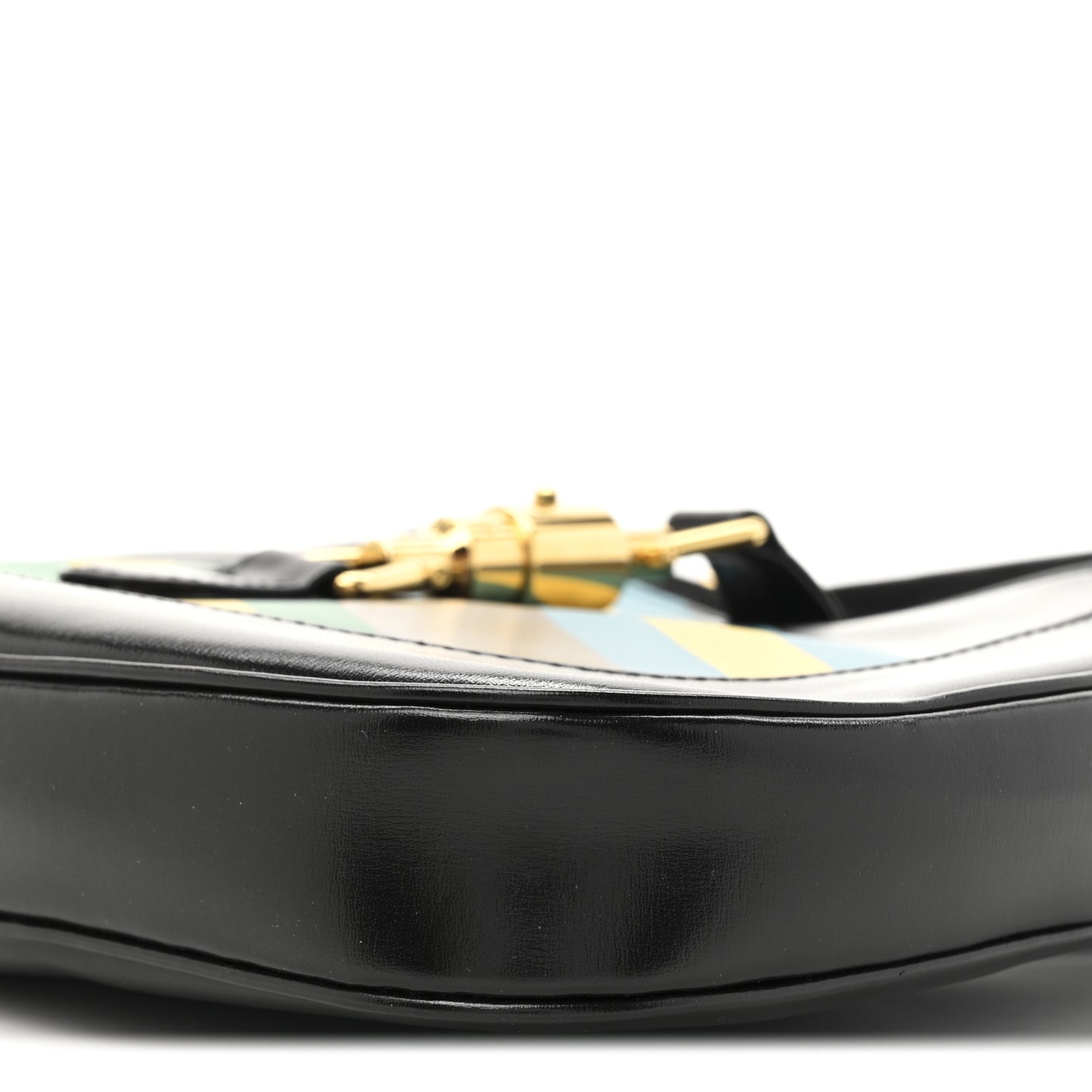 Boarded Dyana Lux Calfskin Centum Small Jackie 1961 Hobo Black Multicolor
