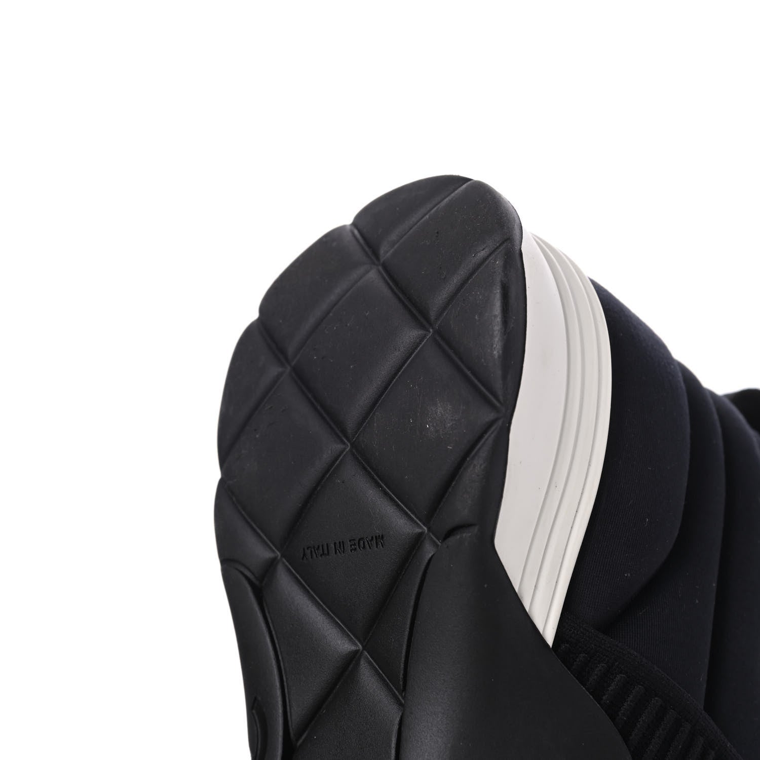 Chanel Stretch Fabric CC Sneakers 39 Black 11 of 14