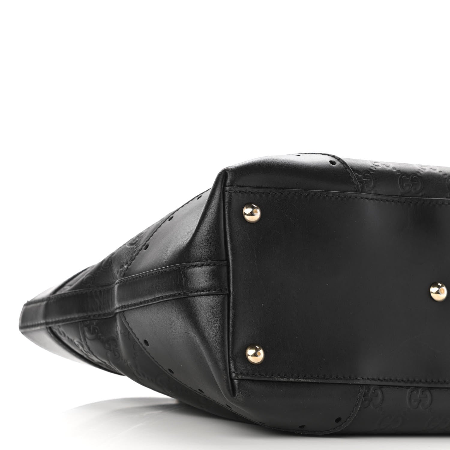 Gucci Guccissima Large Punch Tote Black 9 of 11