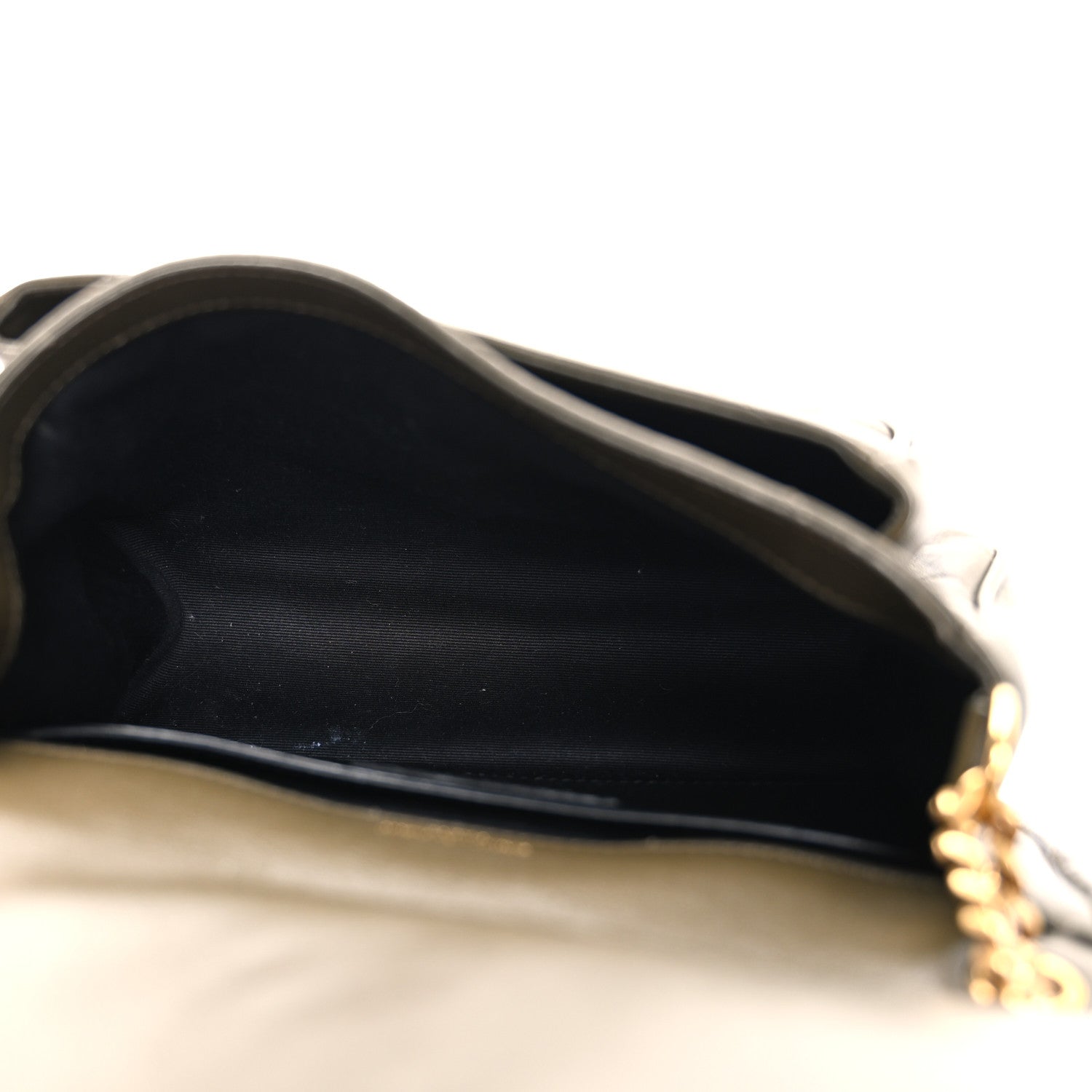 Saint Laurent Lambskin Matelasse Monogram Baby Niki Chain Satchel Seawood 5 of 13