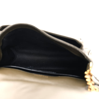 Saint Laurent Lambskin Matelasse Monogram Baby Niki Chain Satchel Seawood 5 of 13