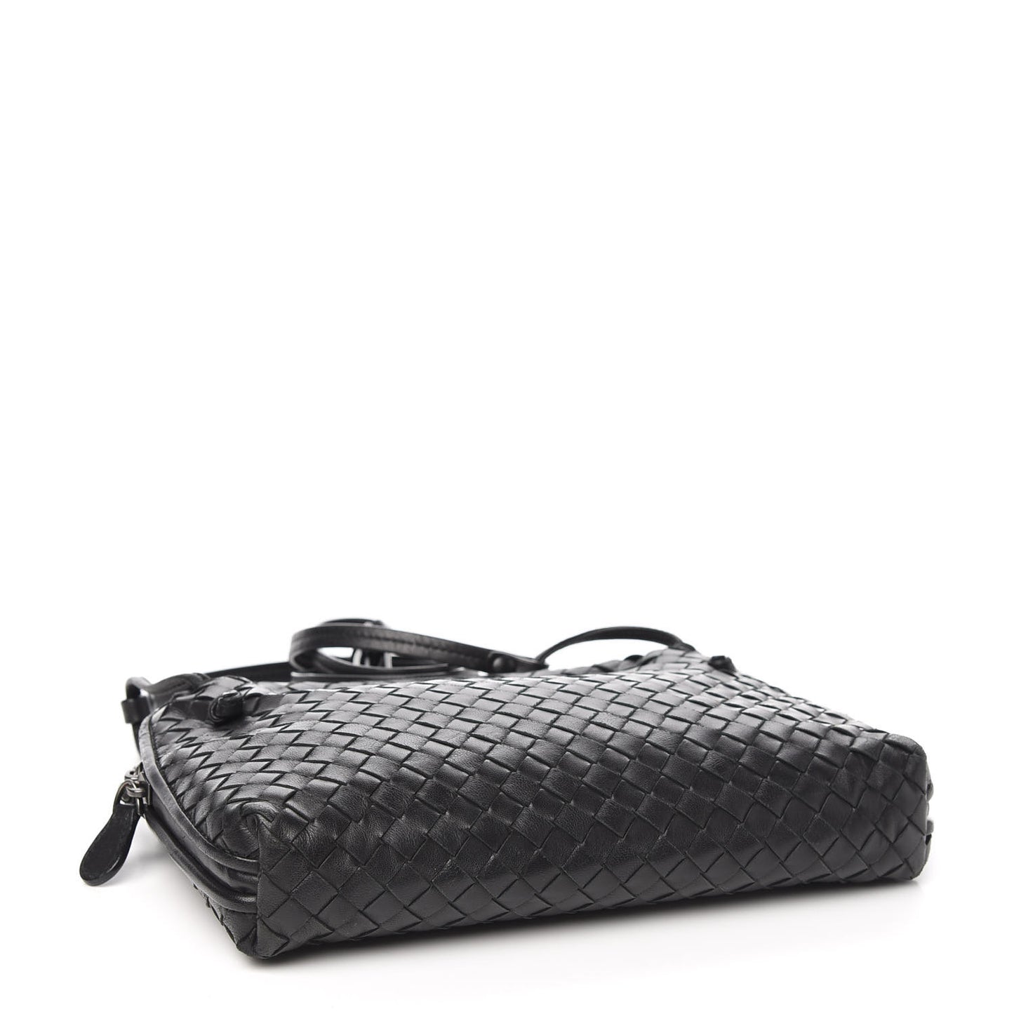 Nappa Intrecciato Nodini Crossbody Black