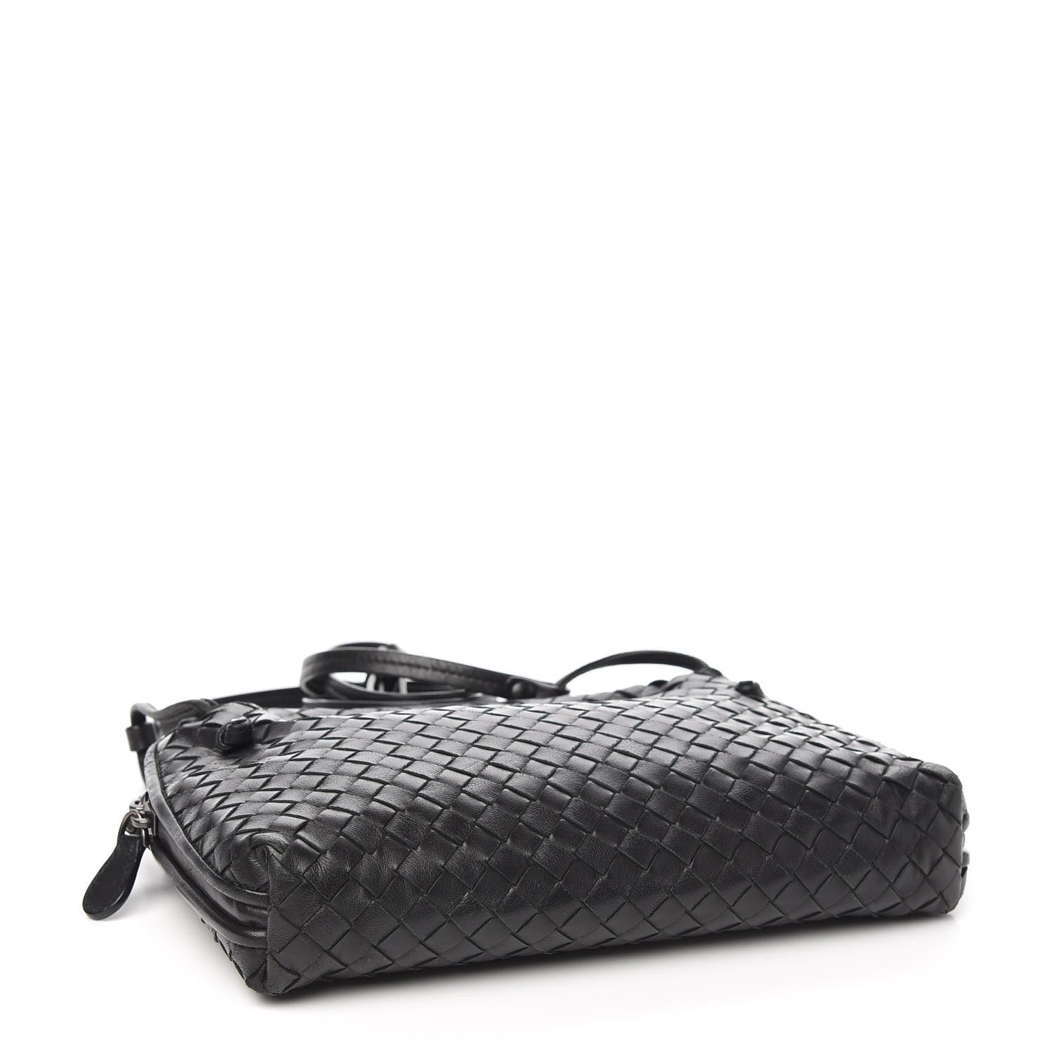 Bottega Veneta Nappa Intrecciato Nodini Crossbody Black 3 of 10