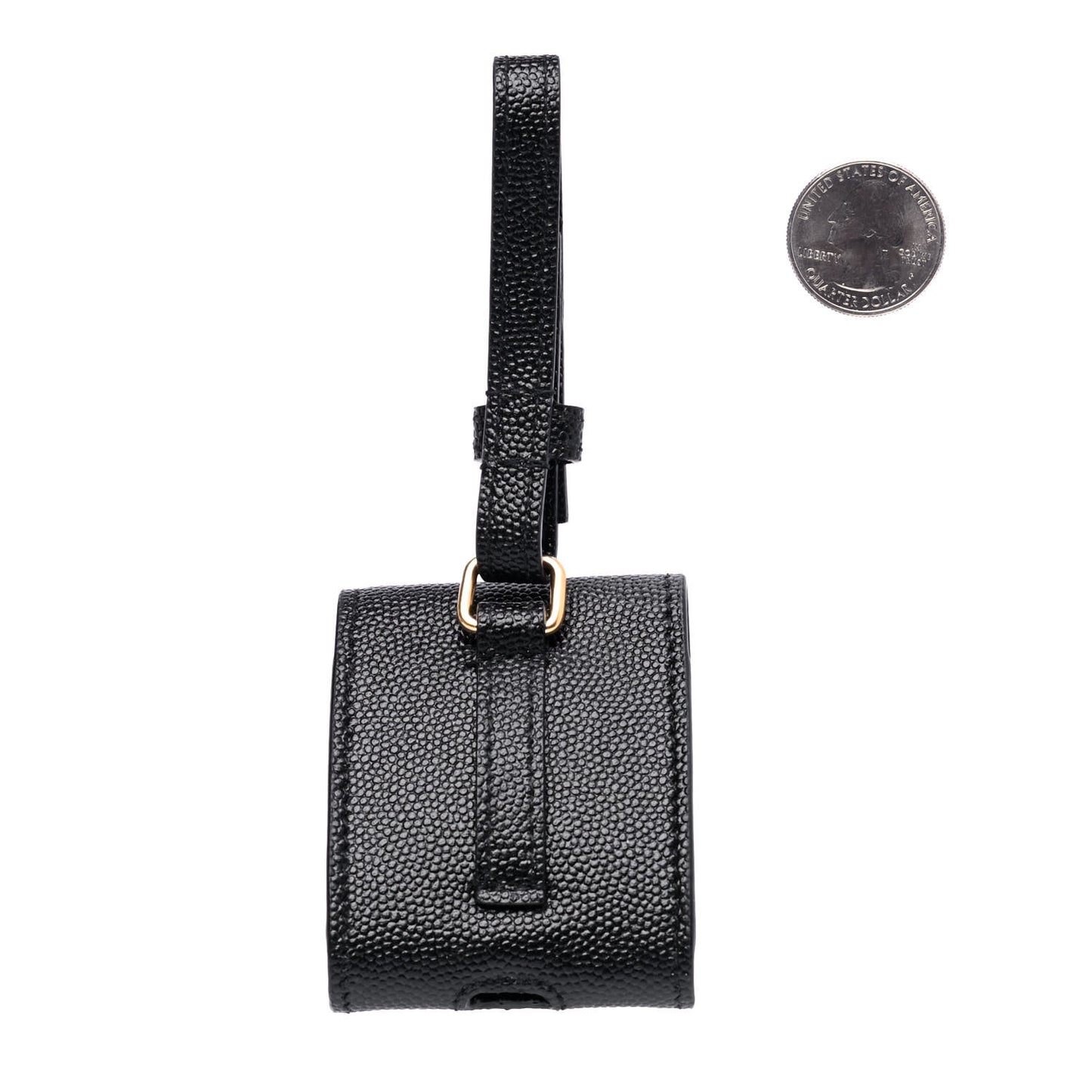 Grain De Poudre Monogram Airpods Case Black