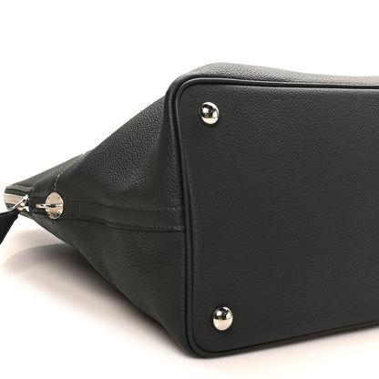 Hermes Togo Swift Bolide a Dos Backpack Gris Misty 9 of 11