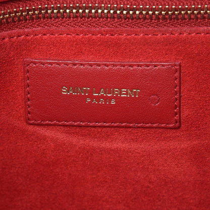 Saint Laurent Calfskin Small Sac De Jour Lipstick Red 7 of 19