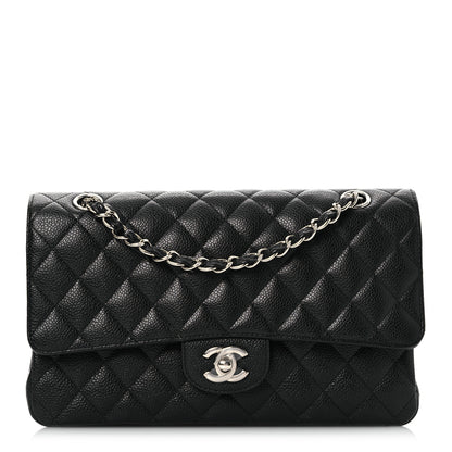Chanel Caviar Quilted Medium Double Flap Black 1 of 10
