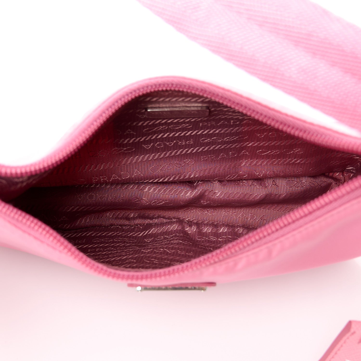 Prada Tessuto Nylon Mini Re-Edition 2000 Bag Begonia 5 of 10