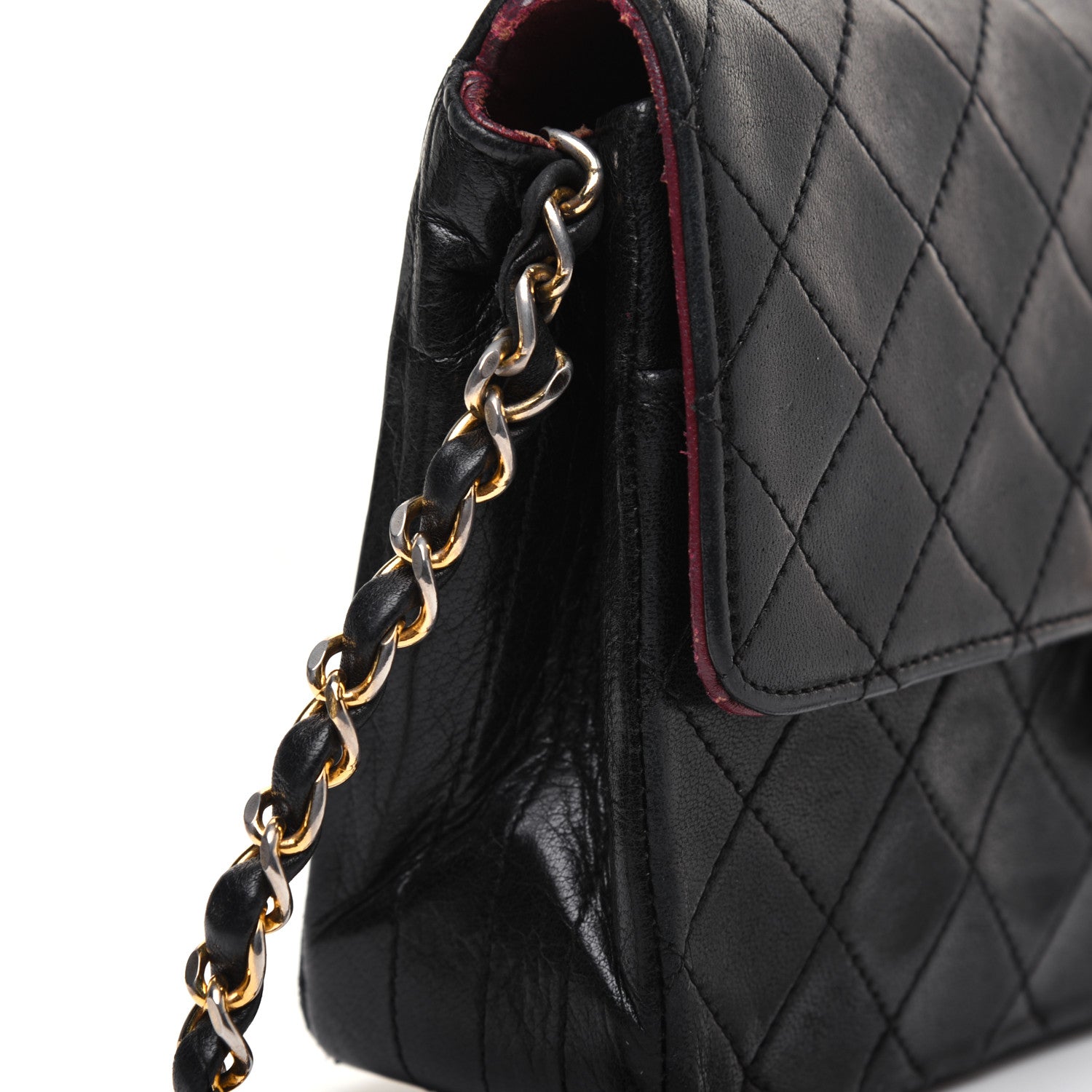 Chanel Lambskin Quilted Small Single Flap Black 38 of 40