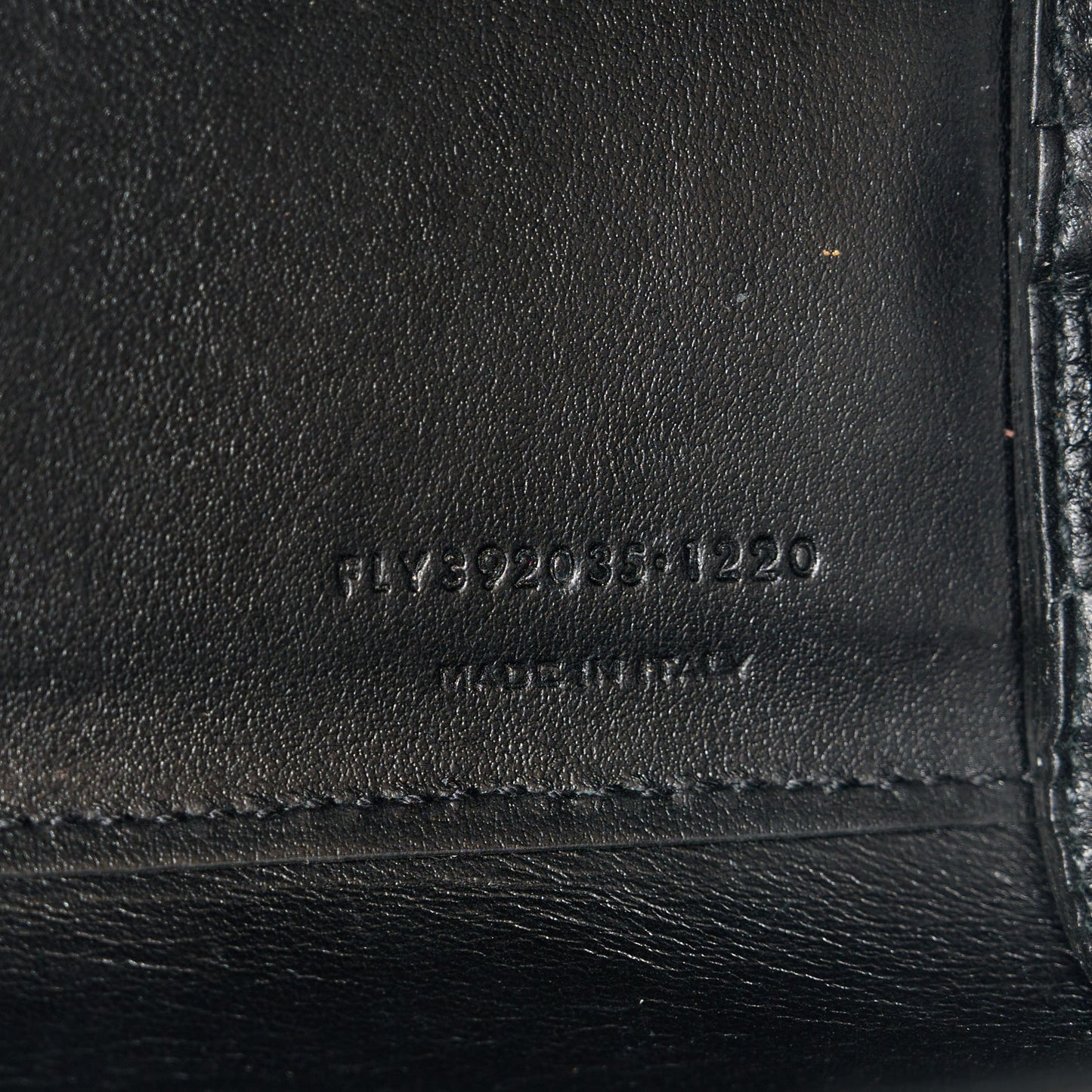 Calfskin Crocodile Embossed Nano Sac De Jour Black