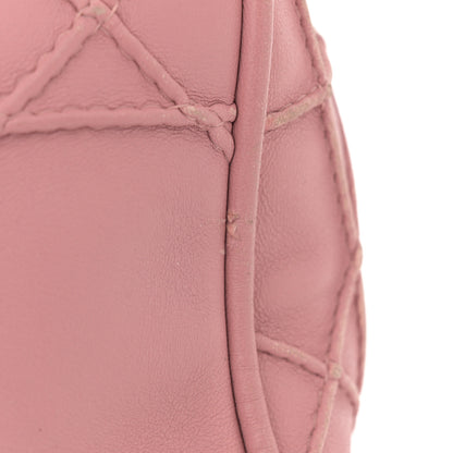 Christian Dior Lambskin Cannage Granville Polochon Light Pink 13 of 15
