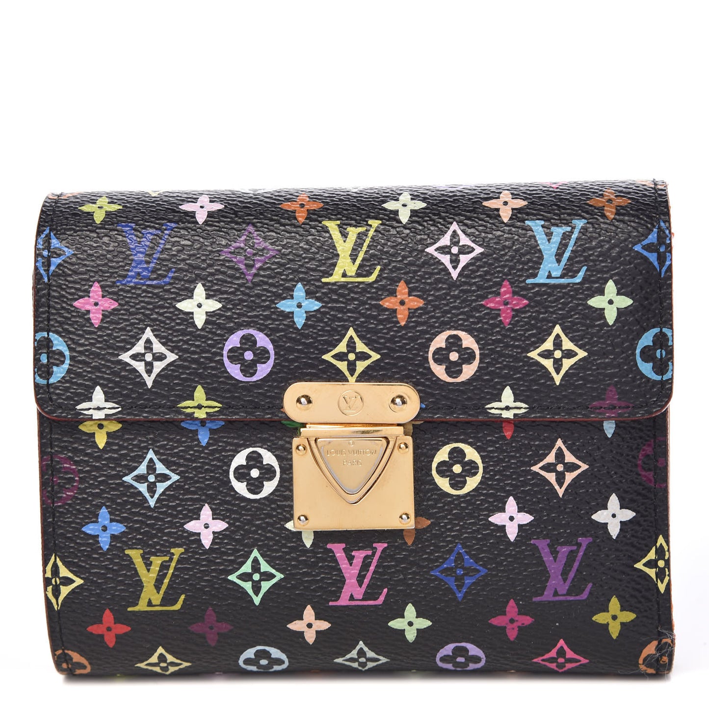 Monogram Multicolor Koala Wallet Black