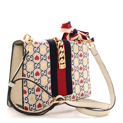 Gucci Calfskin Valentine's Day Exclusive Small Sylvie Top Handle Bag Ivory 3 of 15
