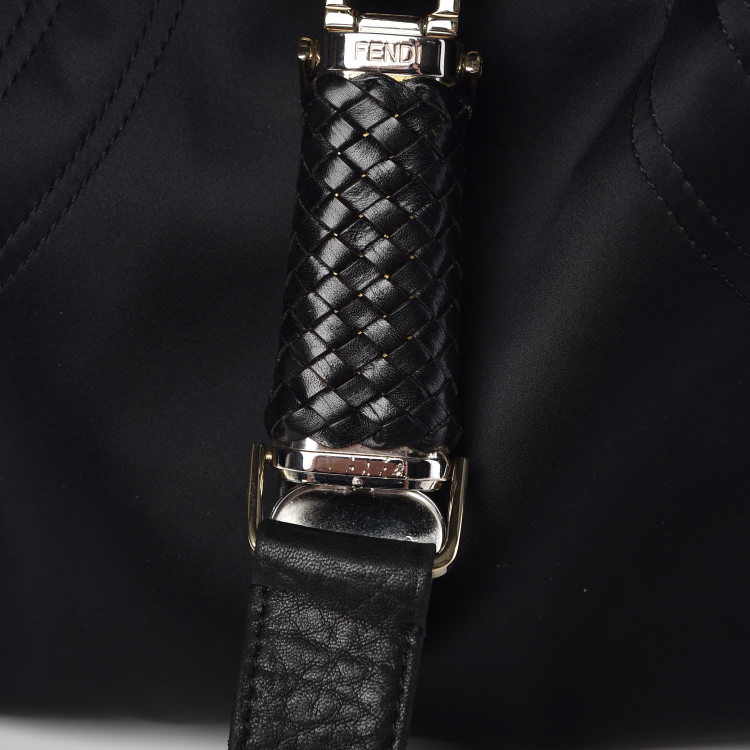 Fendi Satin Nappa Spy Black 11 of 12