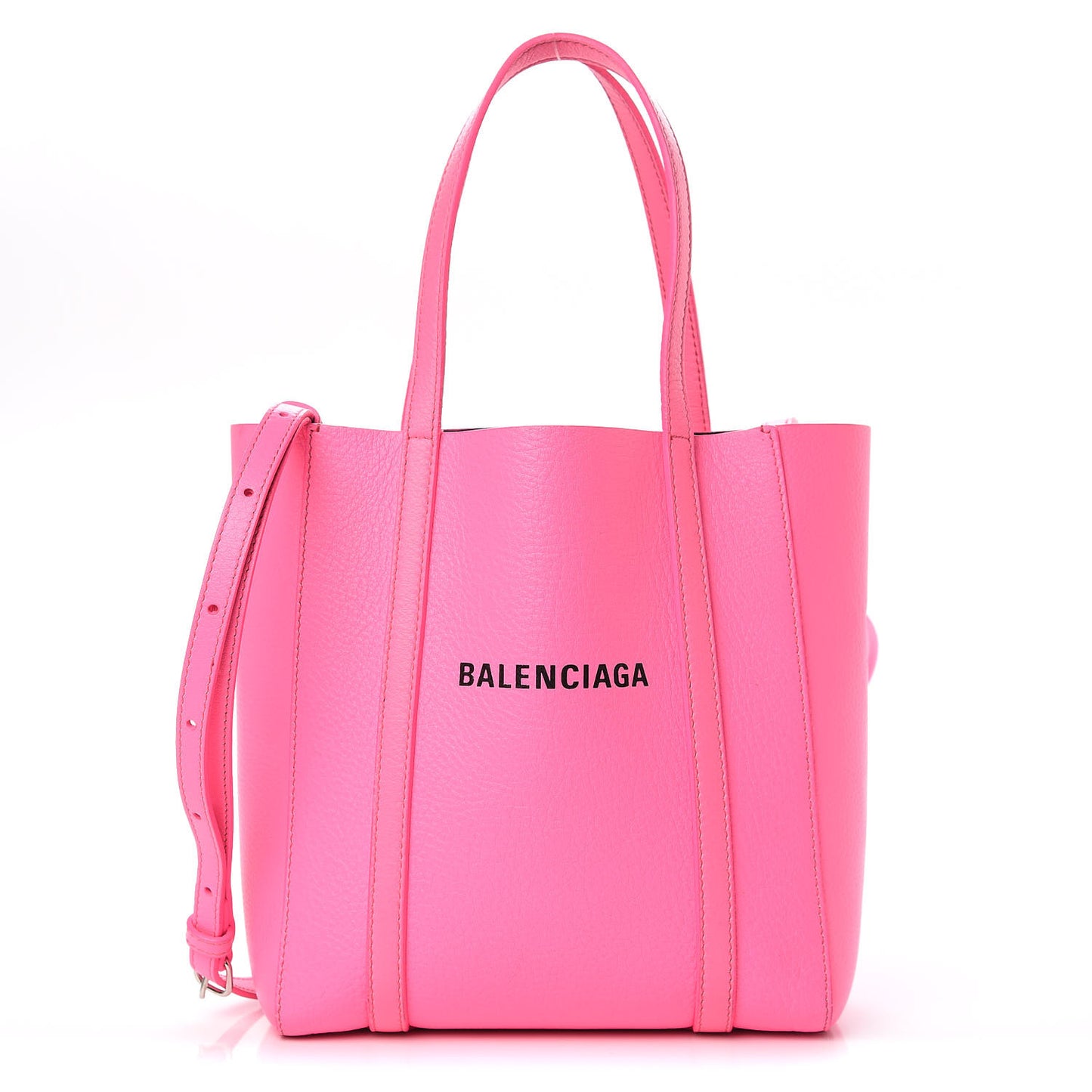 Calfskin XXS Everyday Tote Neon Pink