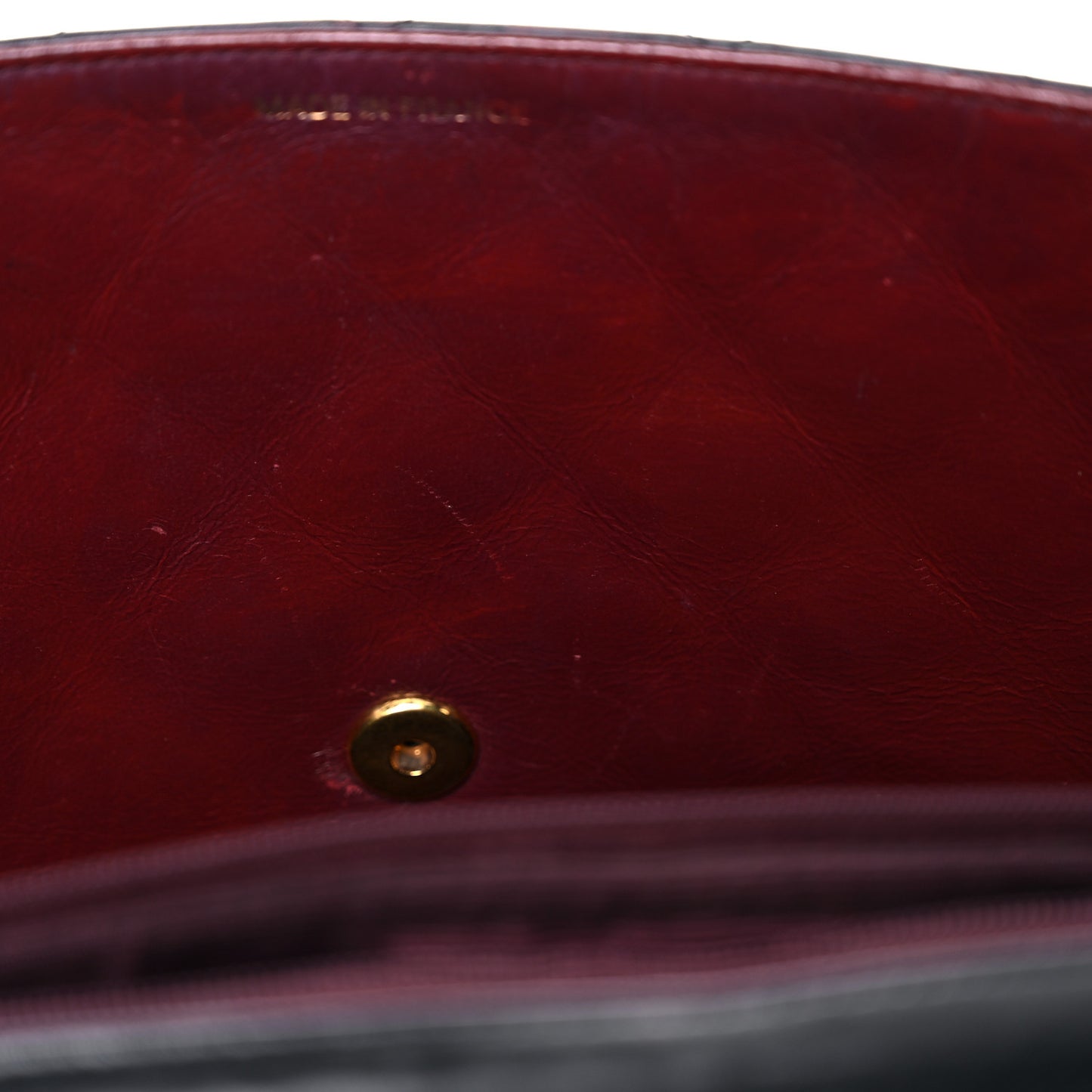 Lambskin Quilted XL Jumbo Single Flap Black