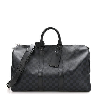 Louis Vuitton Damier Cobalt Keepall Bandouliere 45 1 of 10