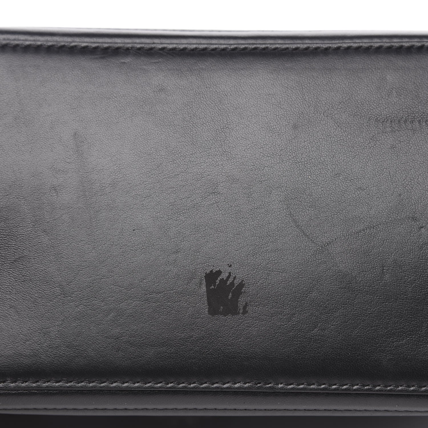 Fendi Shiny Nappa Trapuntata Small DotCom Click Chain Satchel Black 14 of 15