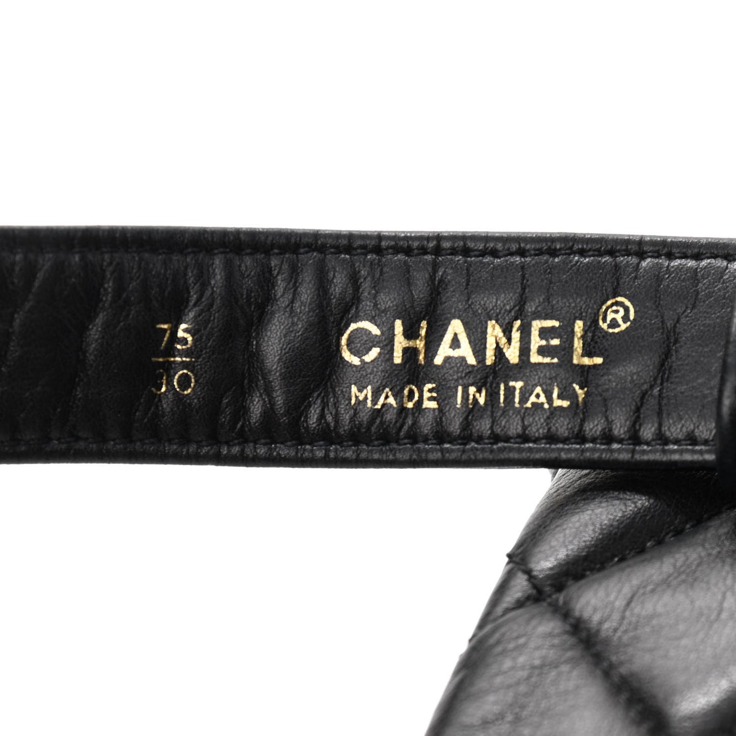 Lambskin Quilted Flap Waist Belt Bag 75 30 Black