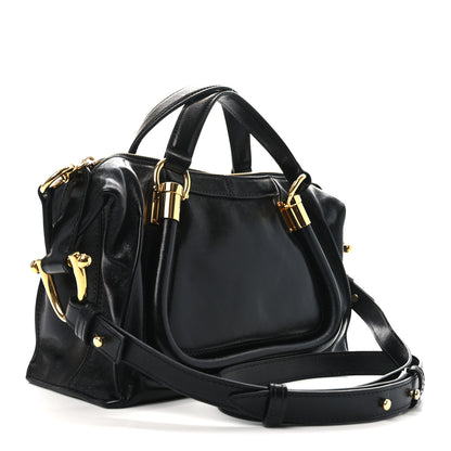 Chloe Shiny Calfskin Small Paraty 24 Black 3 of 9