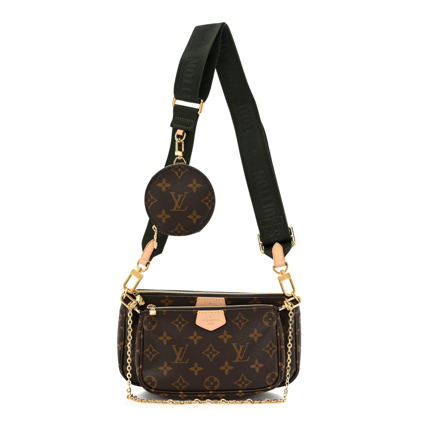 Monogram Multi Pochette Accessories Kaki