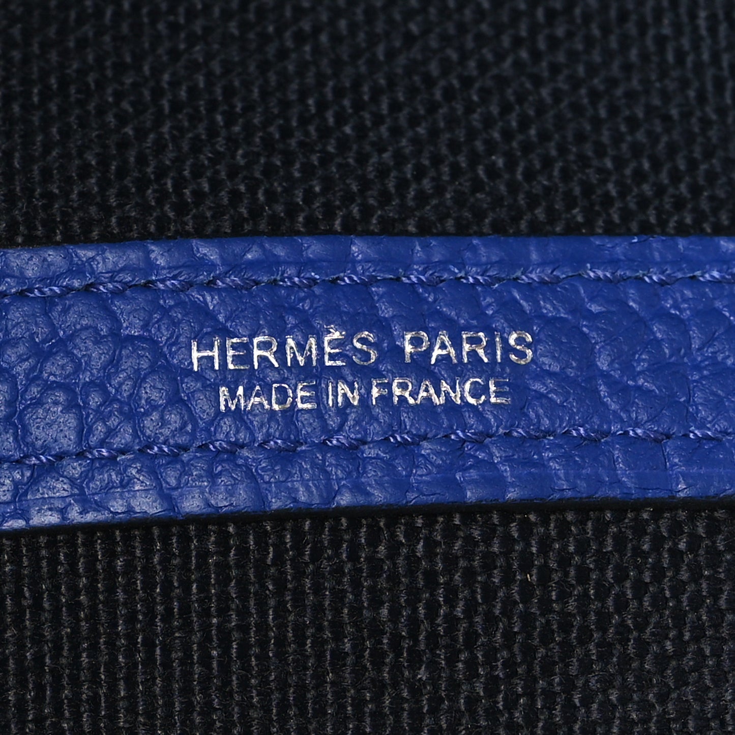 Toile Militaire Vache Country Garden Party 36 MM Black Bleu Electrique