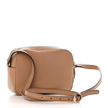 Gucci Pebbled Calfskin Small Soho Disco Bag Camelia 3 of 10