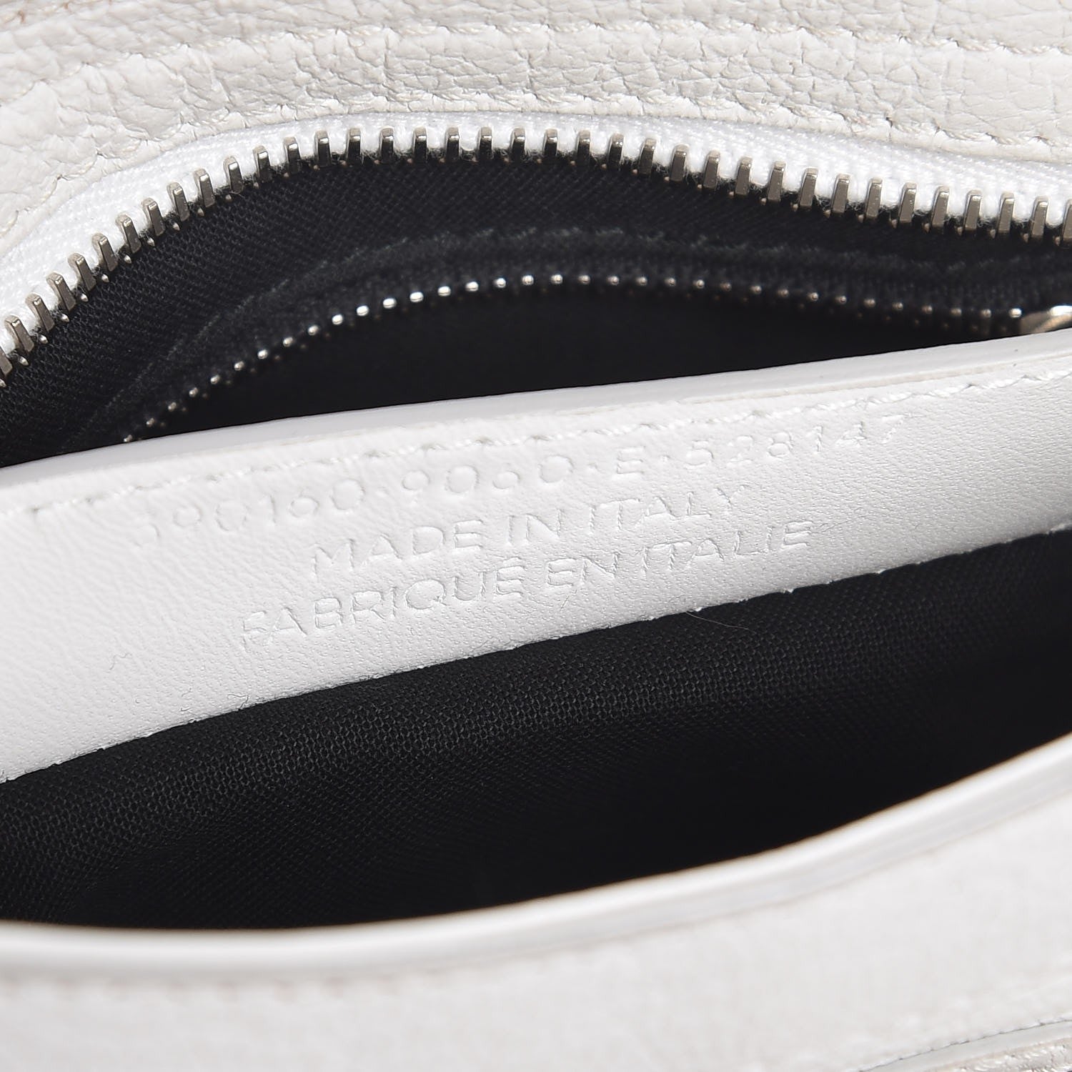 Balenciaga Chevre Silver Metallic Edge Hardware Mini City White 8 of 13
