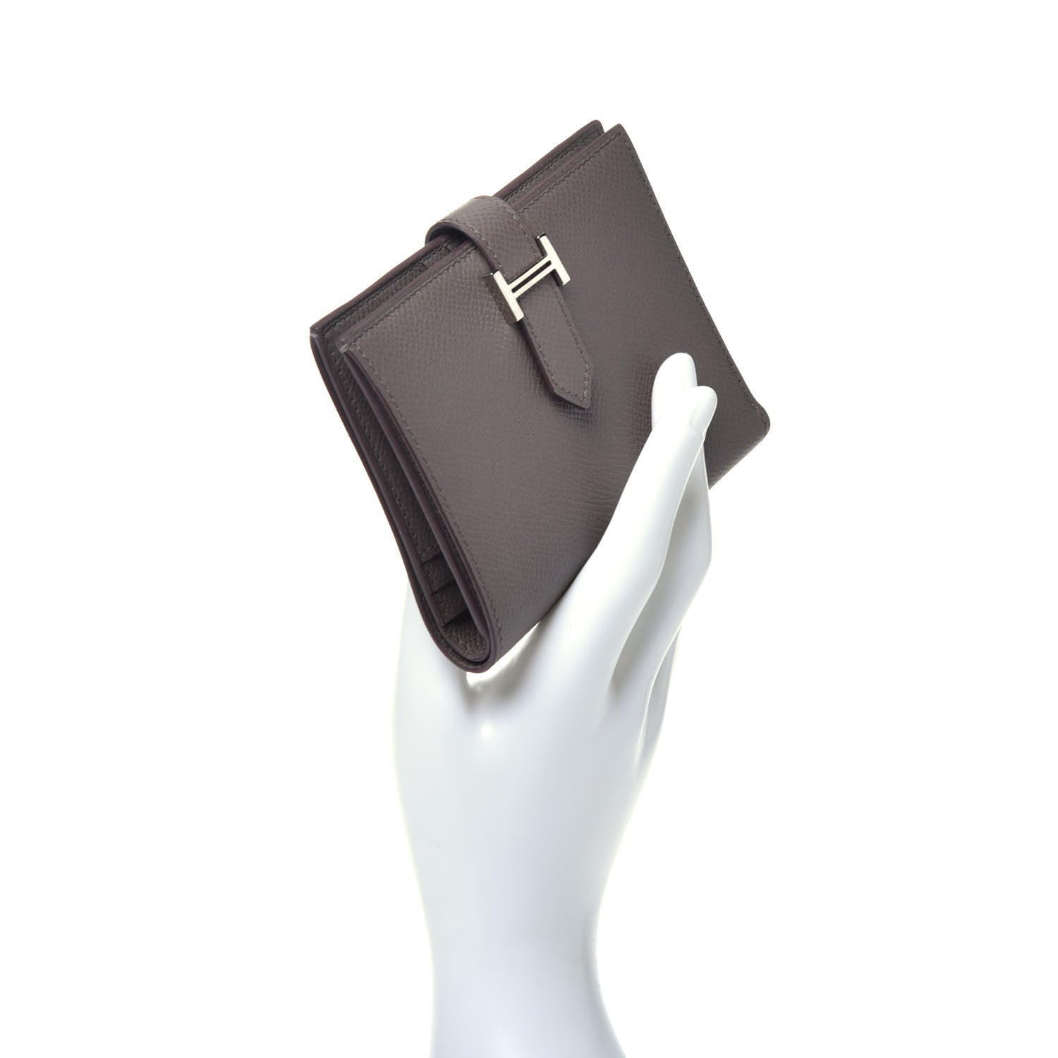 Hermes Epsom Bearn Compact Wallet Etain 2 of 7