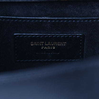 Saint Laurent Smooth Calfskin Medium Classic Monogram Kate Tassel Satchel Black 6 of 8