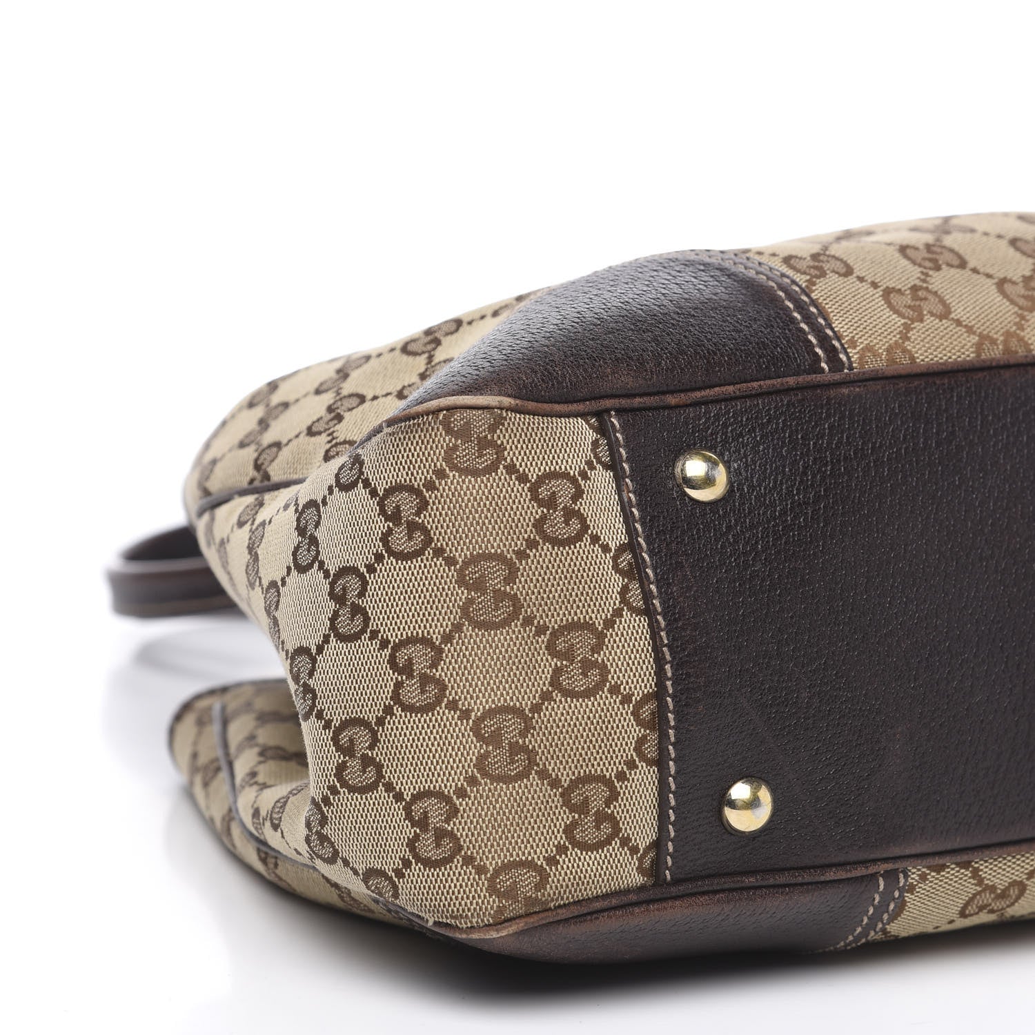 Gucci Monogram Medium Princy Tote Dark Brown 8 of 14
