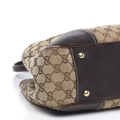 Gucci Monogram Medium Princy Tote Dark Brown 8 of 14