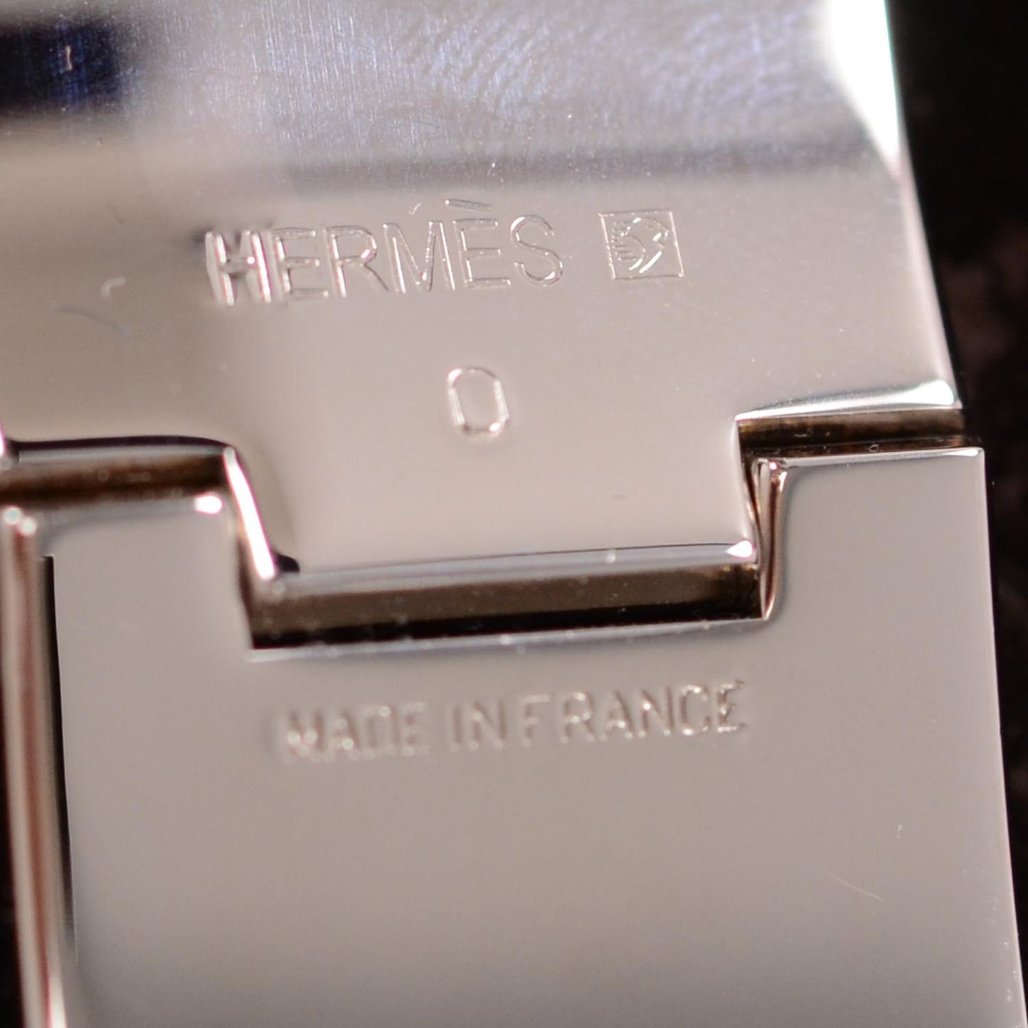 Enamel Wide Clic Clac H Bracelet Brown