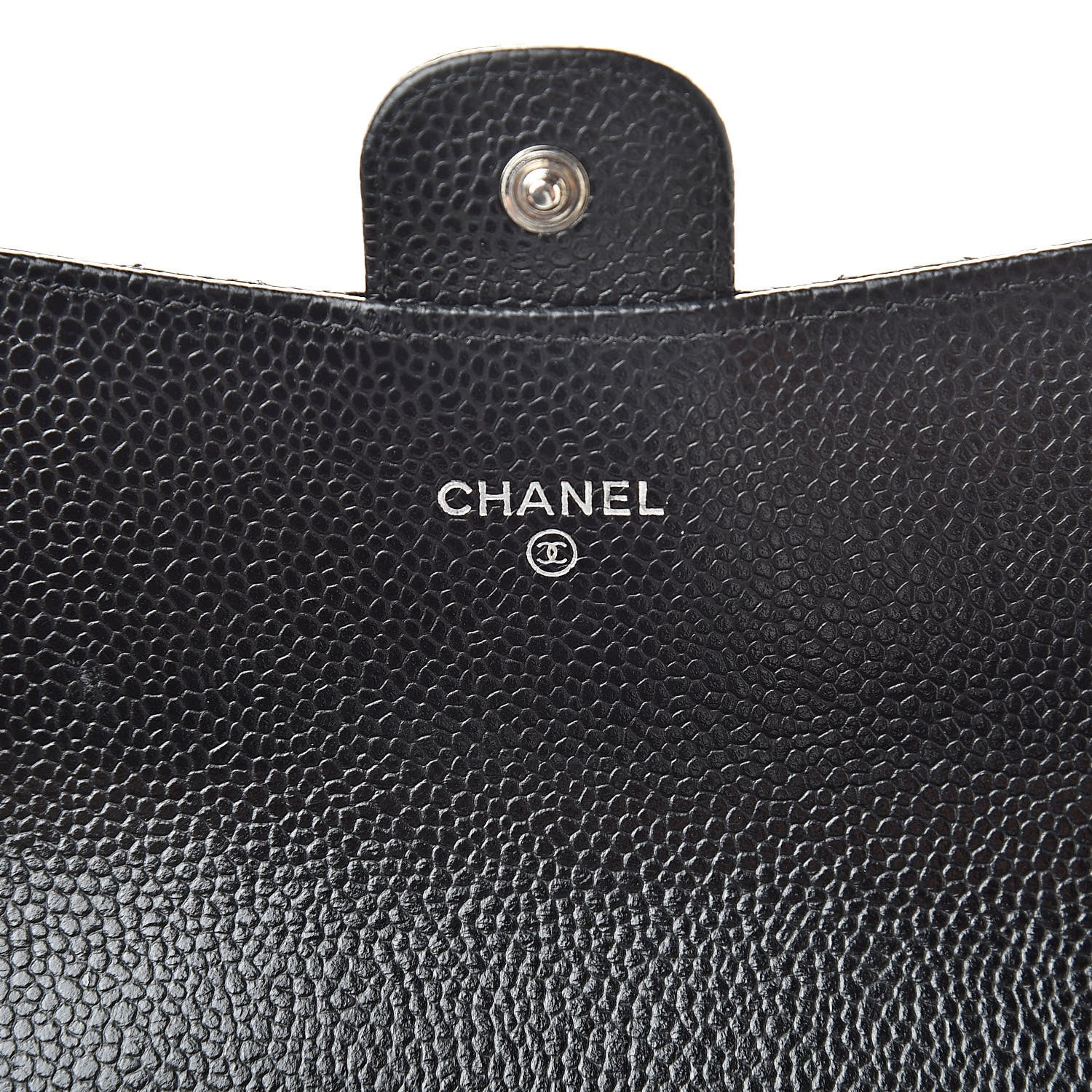 Chanel Caviar Quilted Large Flap Gusset Wallet Black 6 of 10