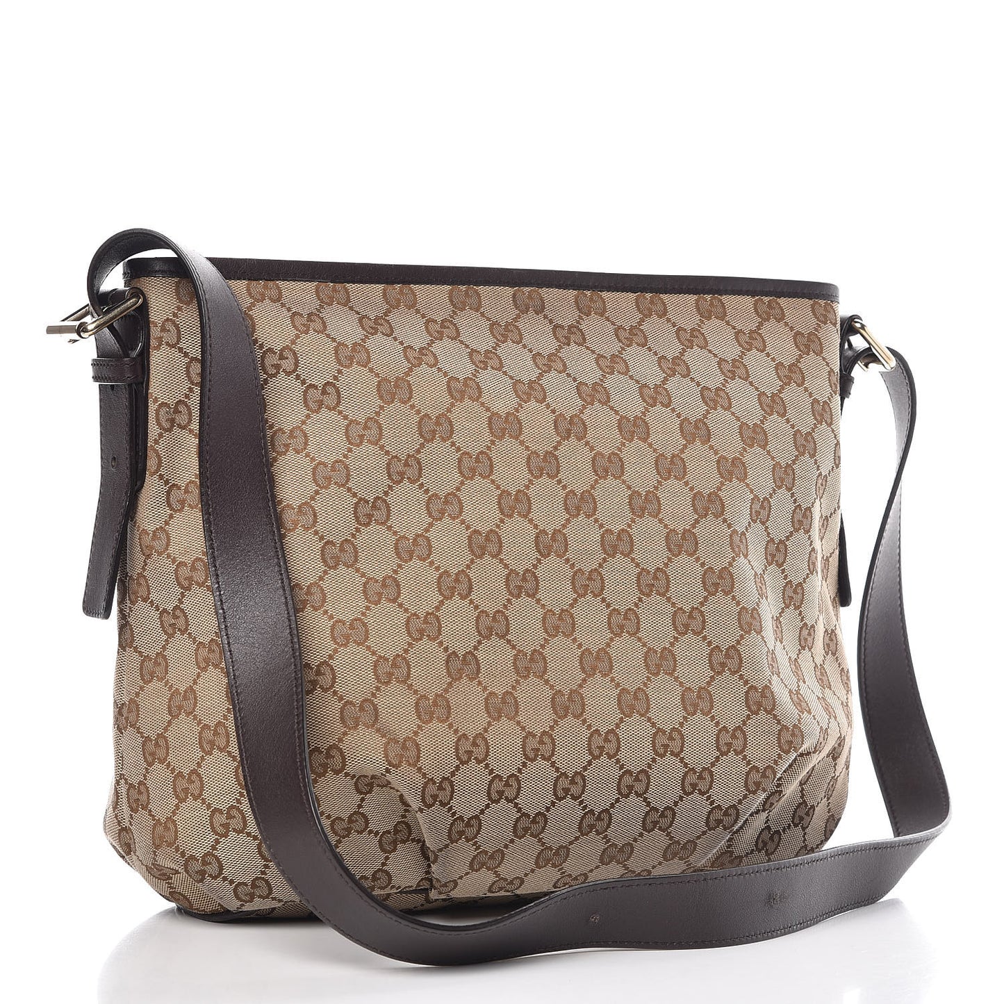 Monogram Messenger Bag Dark Brown